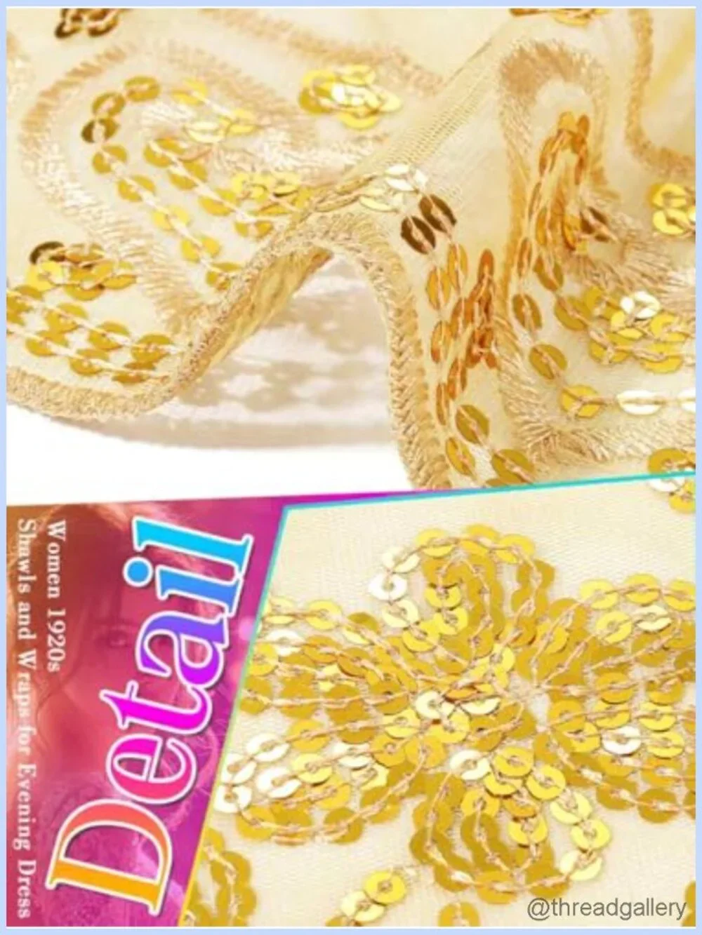 Sequin Shawl Wrap for Women Evening Dresses Wedding Stole Cape Bridal
